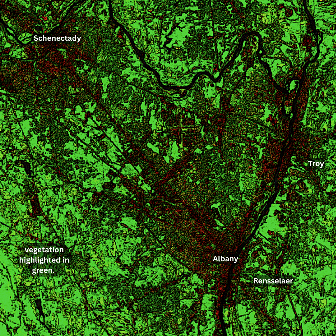 Surface Reflectance in Albany, NY