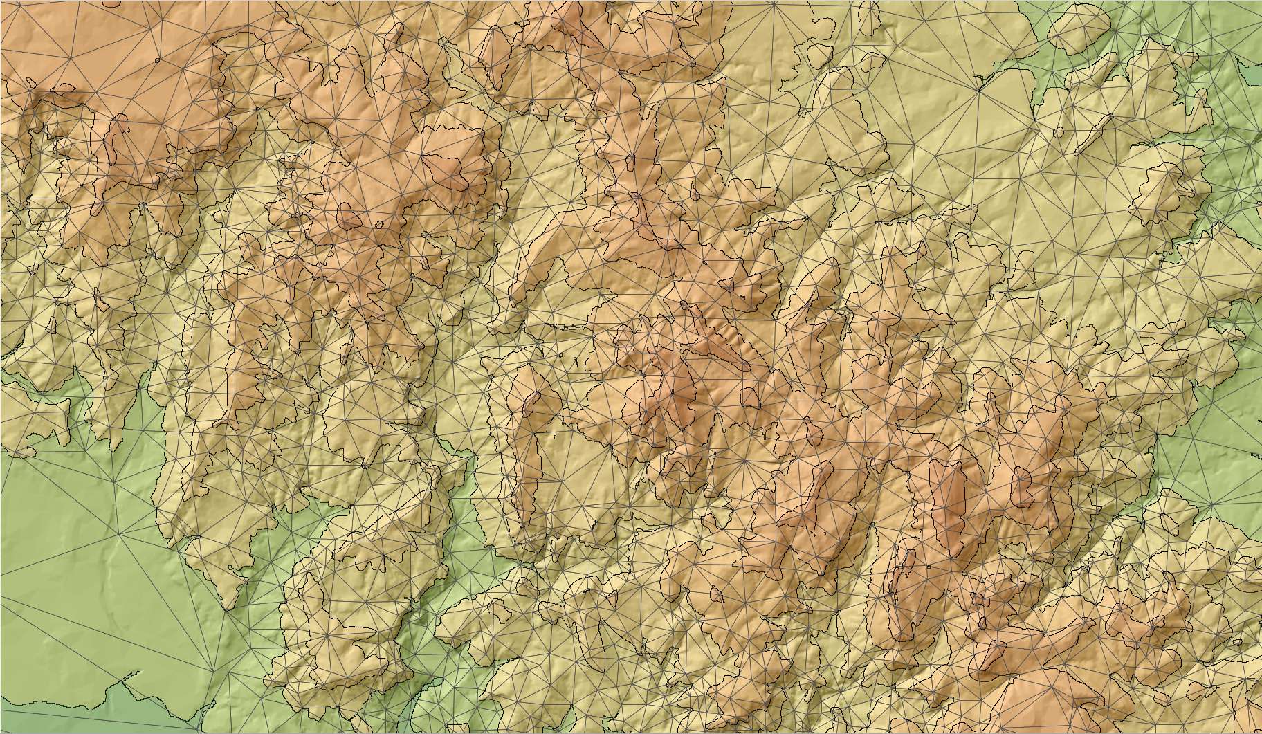 Relief map