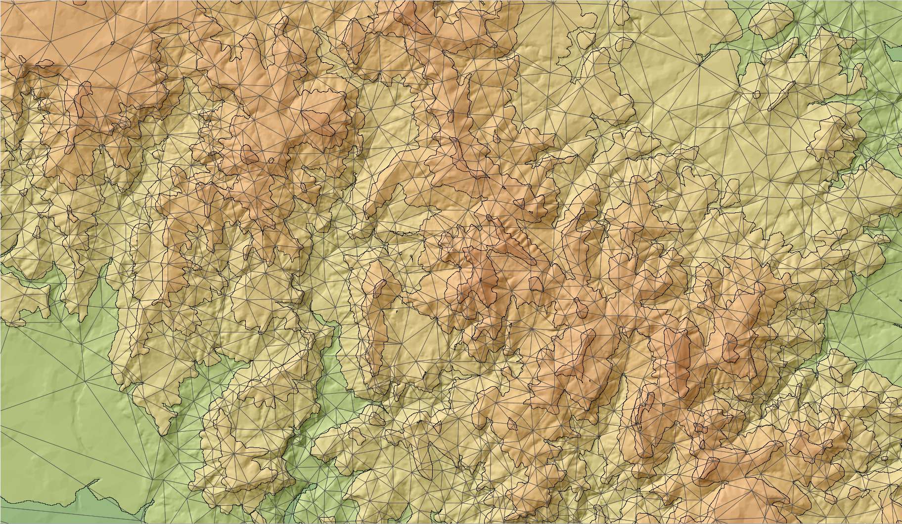 Relief map