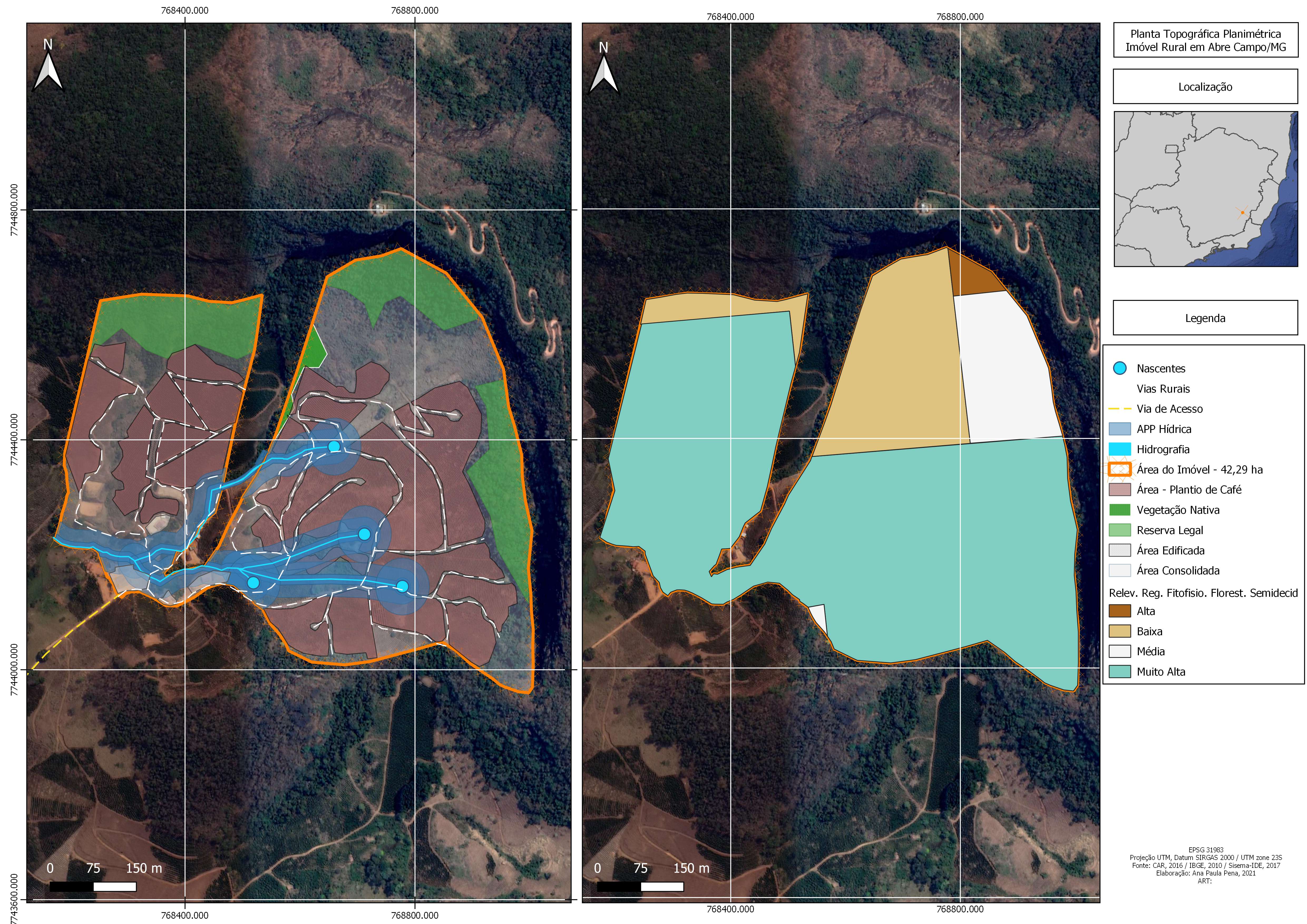 Planta Topográfica Planimétrica