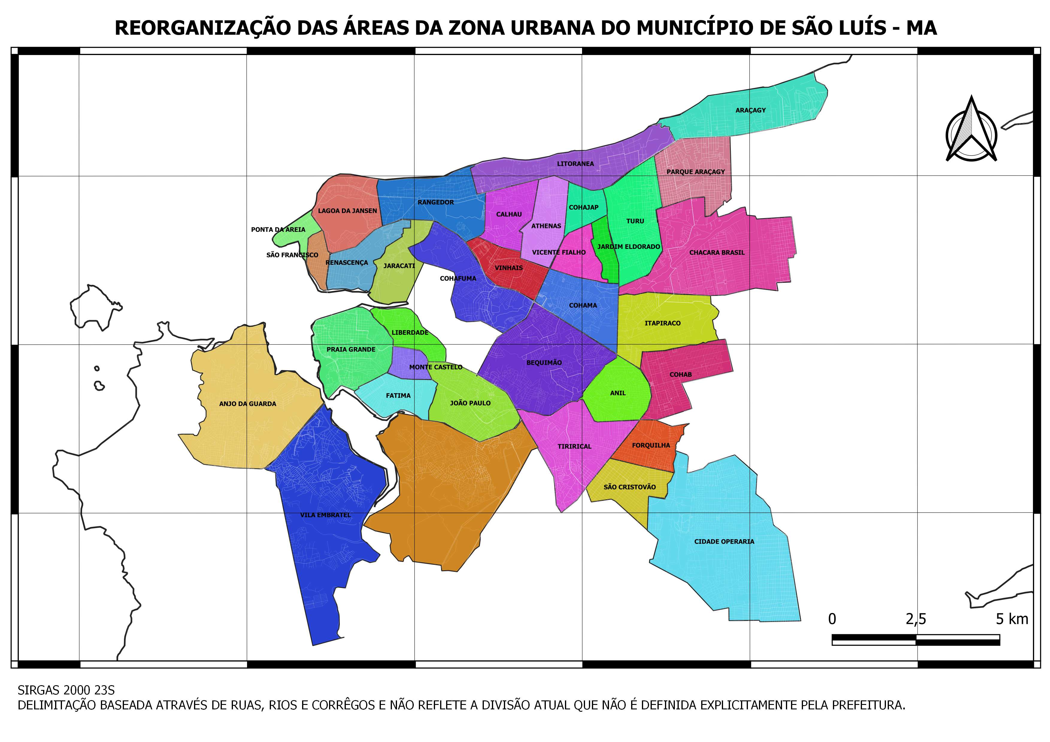 REORGANIZAÇÃO DA ZONA URBANA DE SÃO LUÍS