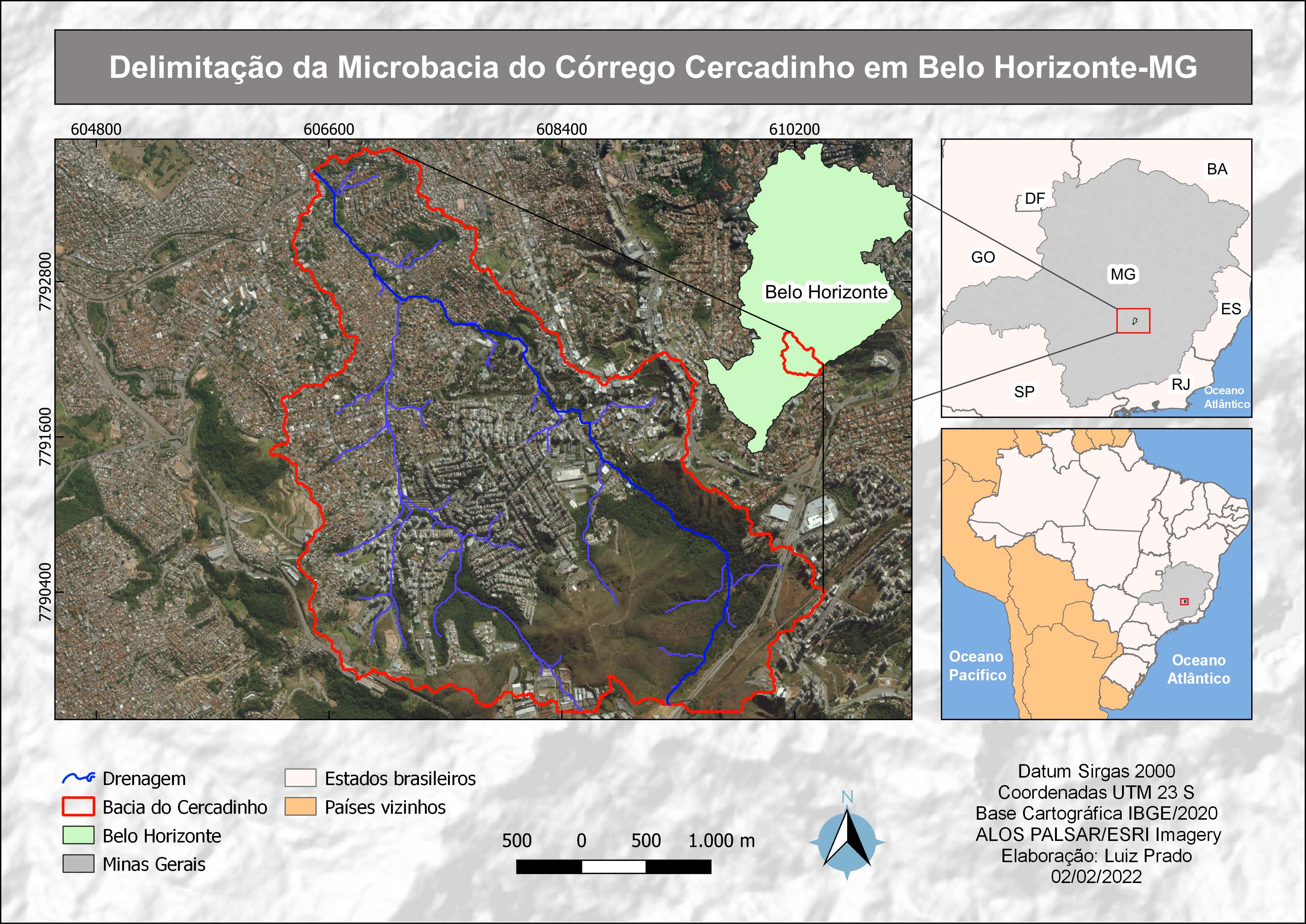 Delimitação de Microbacia Hidrográfica