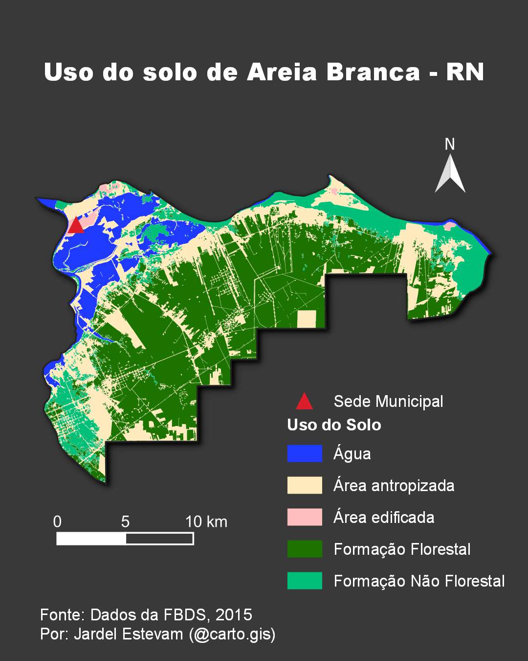 Uso do solo de Araia Branca - RN