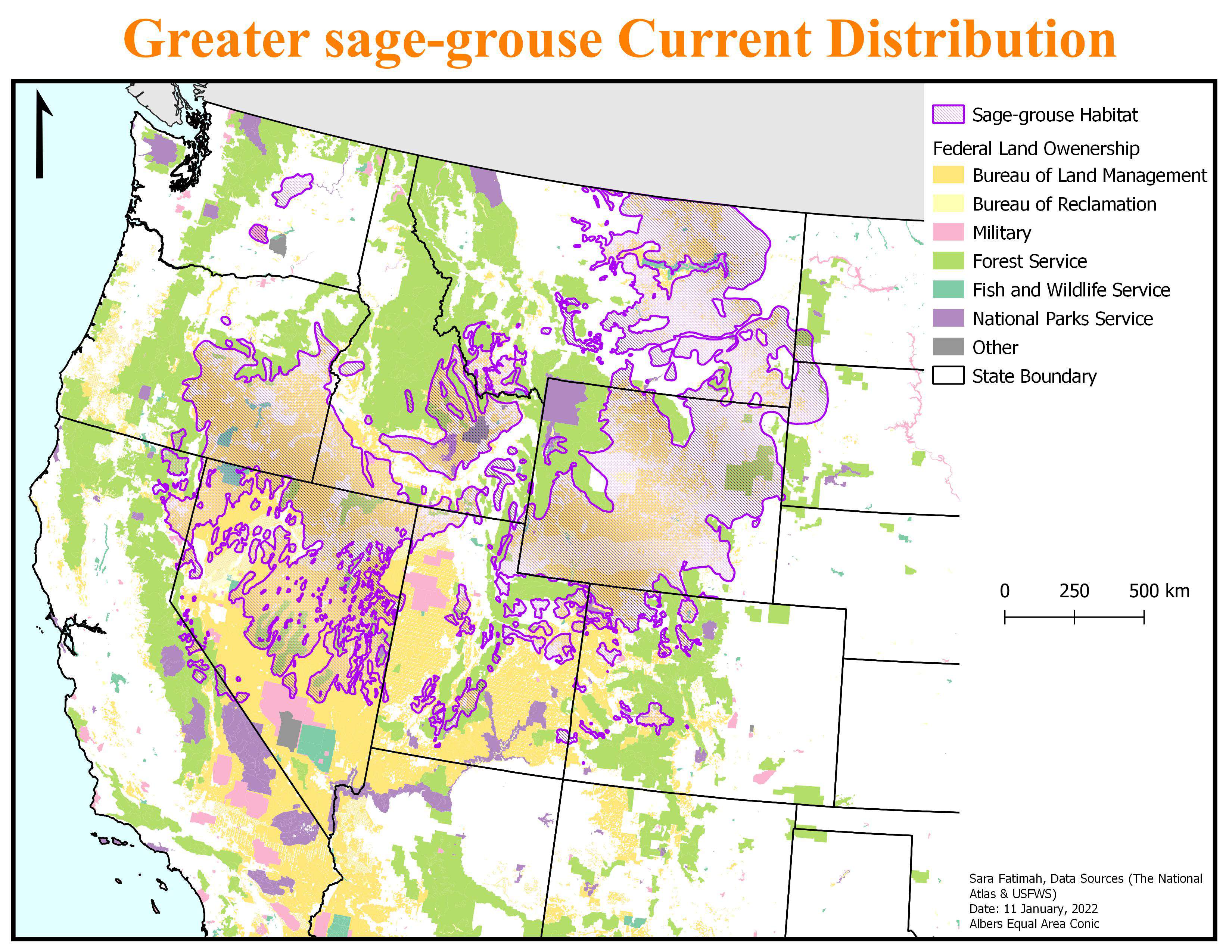 Sage-grouse habitat