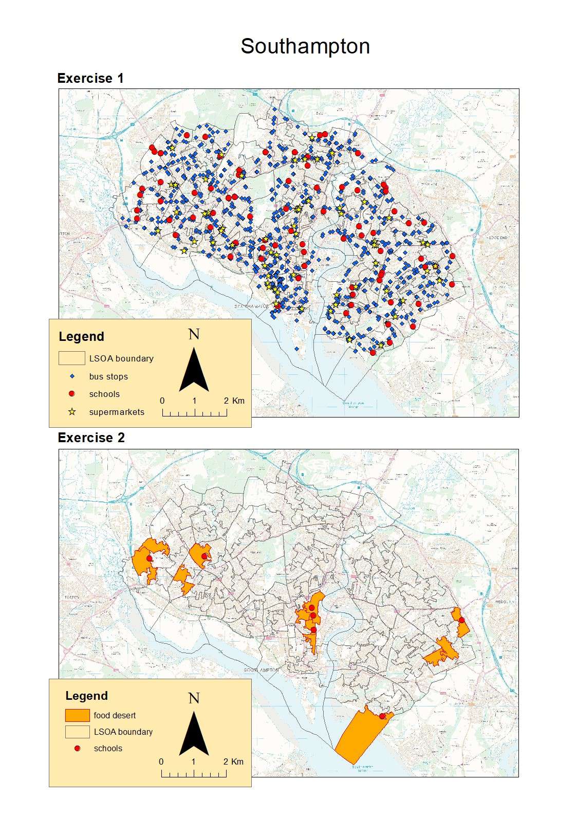 Southampton Food Deserts