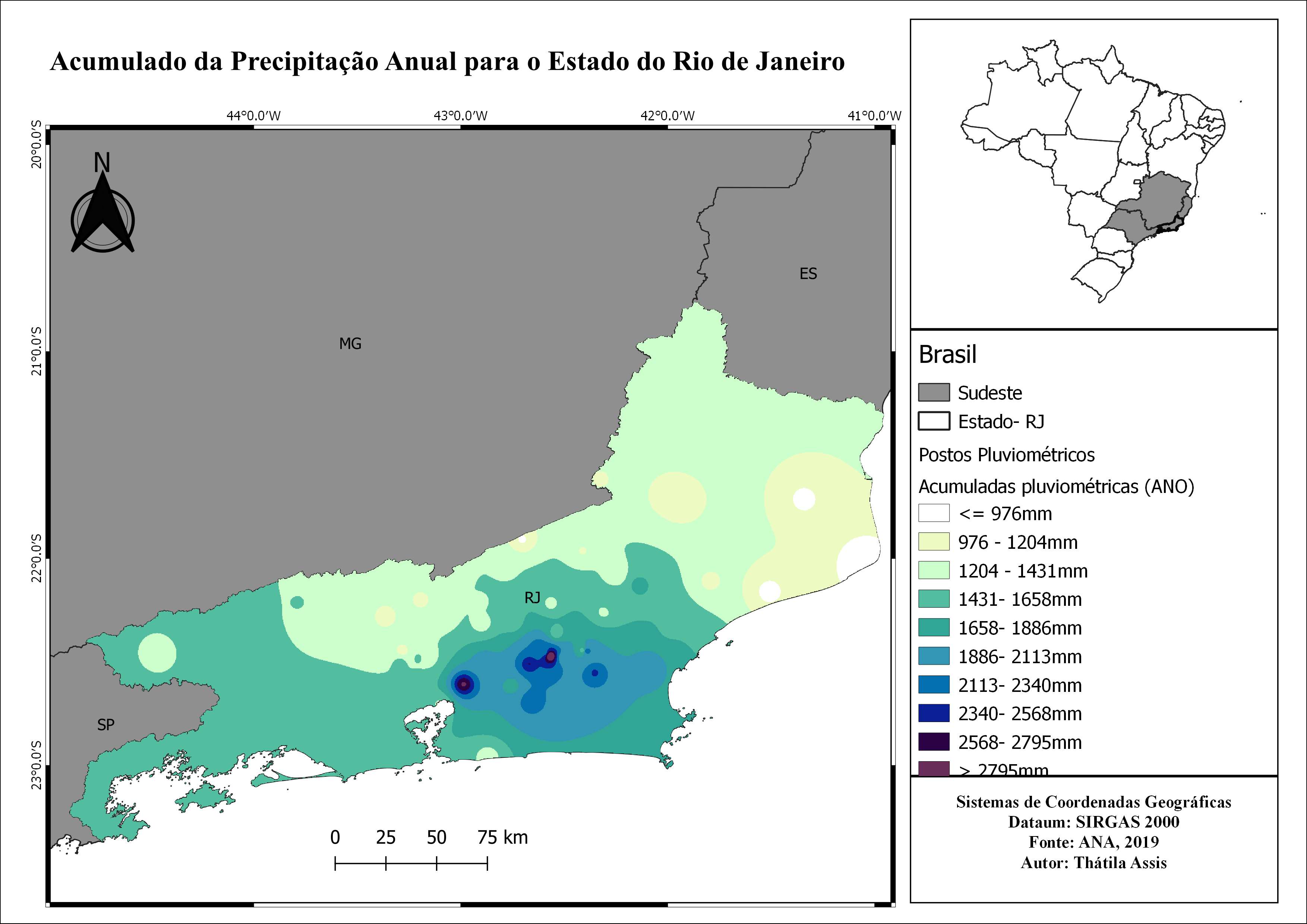 Mapa de Precipitação