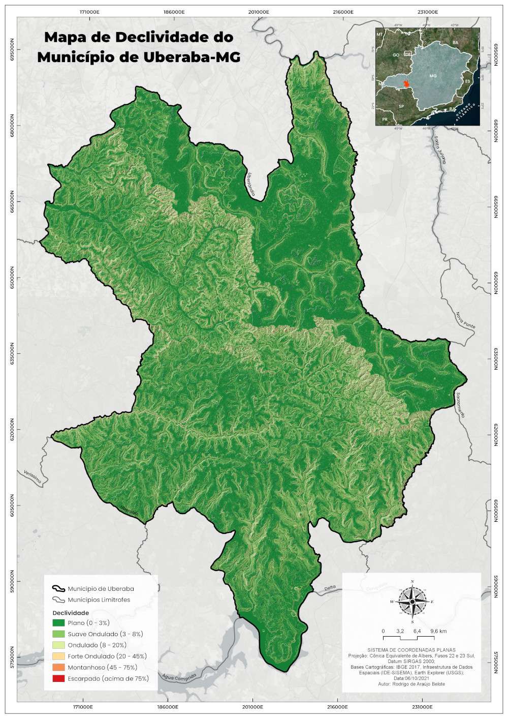 Mapa de Declividade