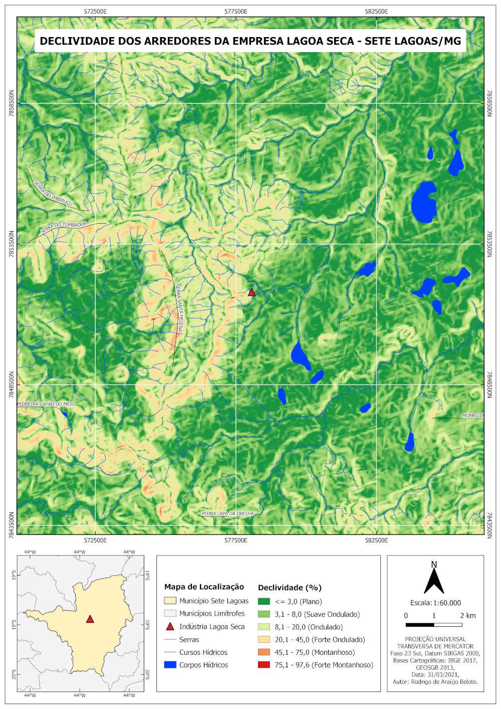 Mapa de Declividade