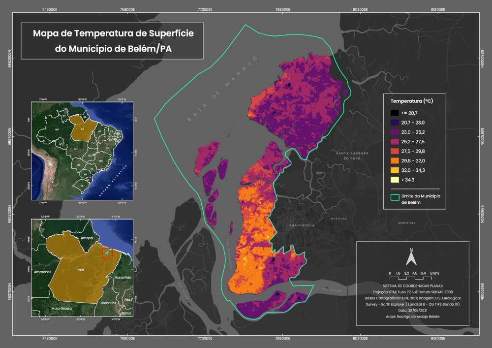 Mapa de Temperatura Superficial