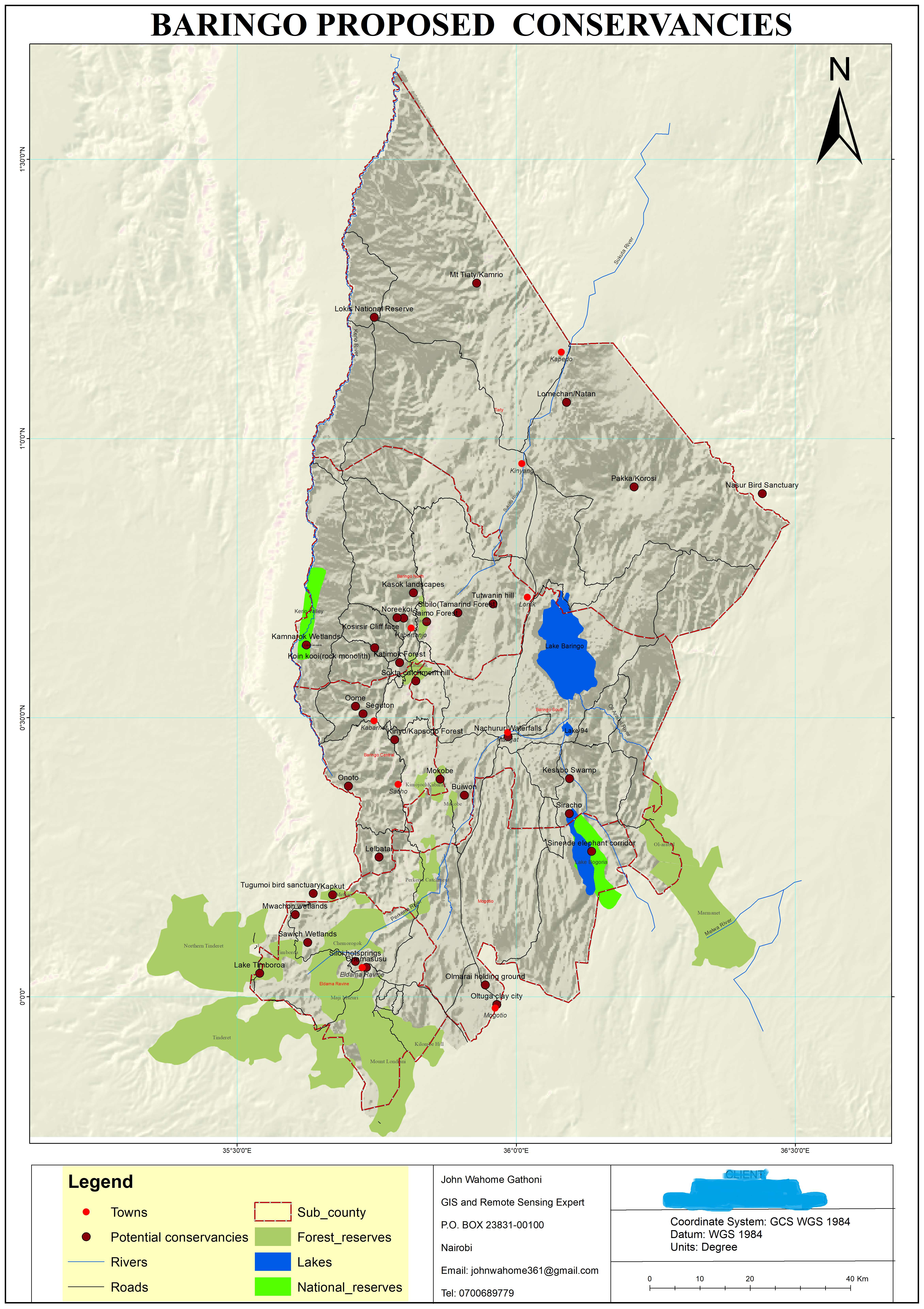 BARINGO COUNTY PROPOSED CONSERVANCIES