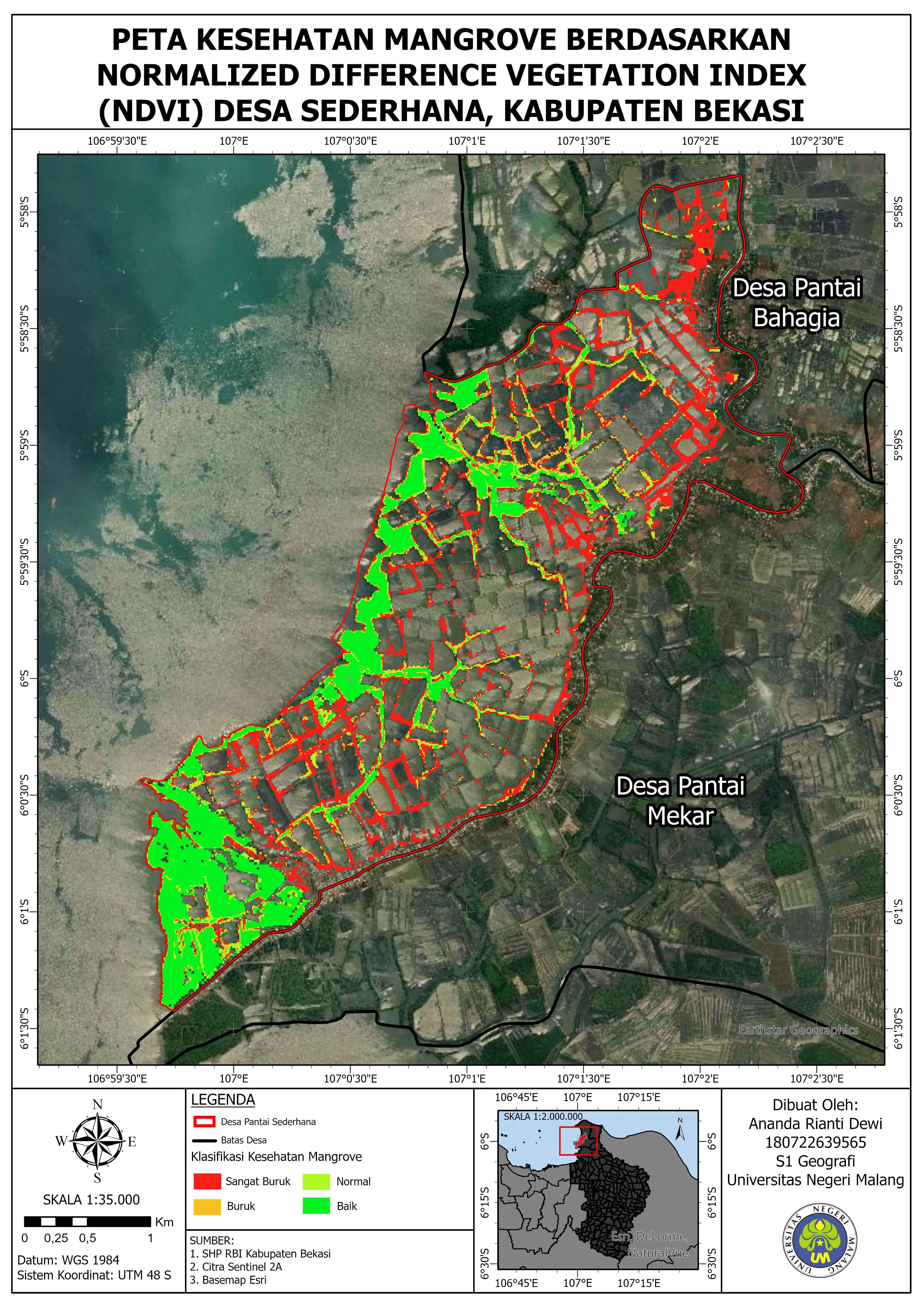 Mangrove Vegetation Health Index