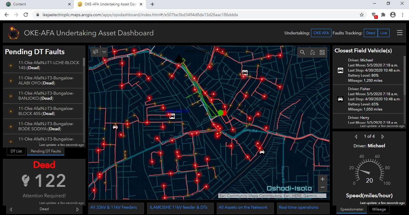 Geographic Network Monitoring System