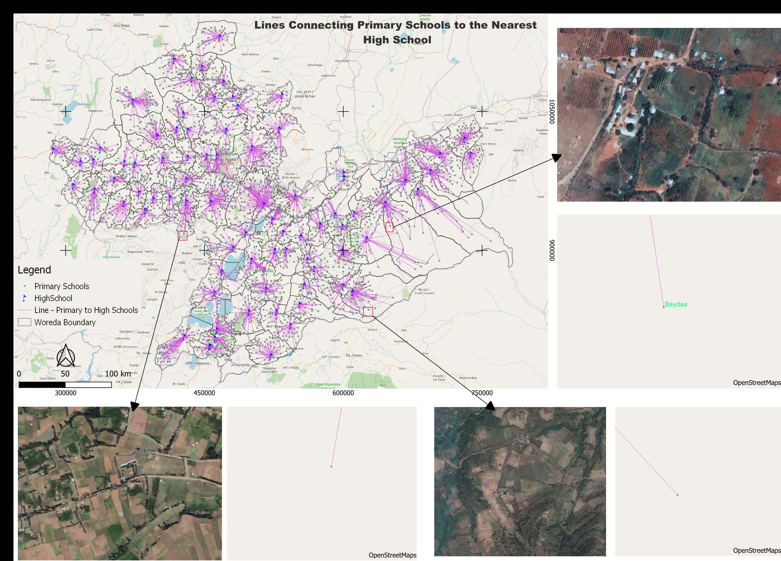 School network - unavailability  of OSM