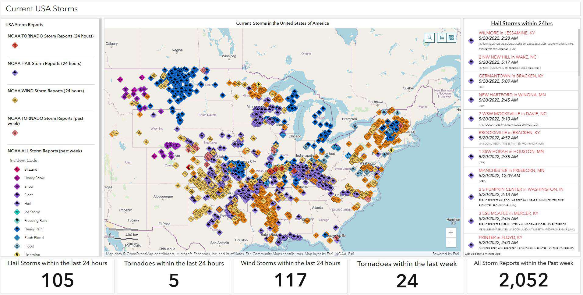 Storms in the United States