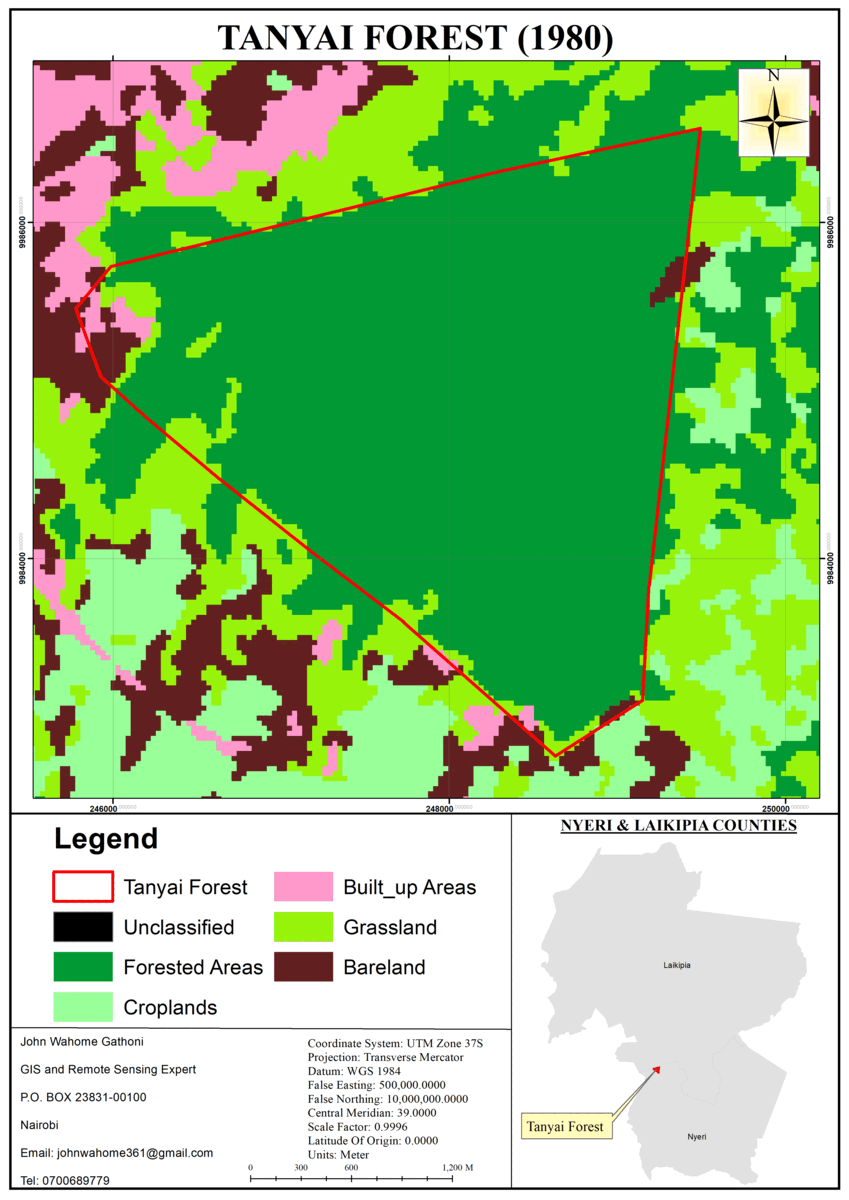 TANYAI FOREST LOSS ANALYSIS(1990-2020)