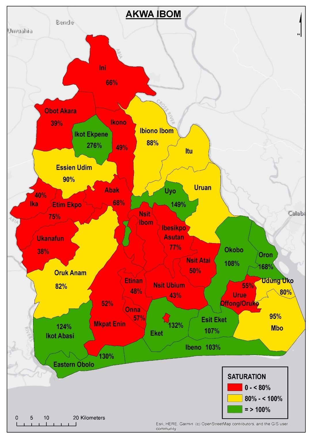 Saturation Map