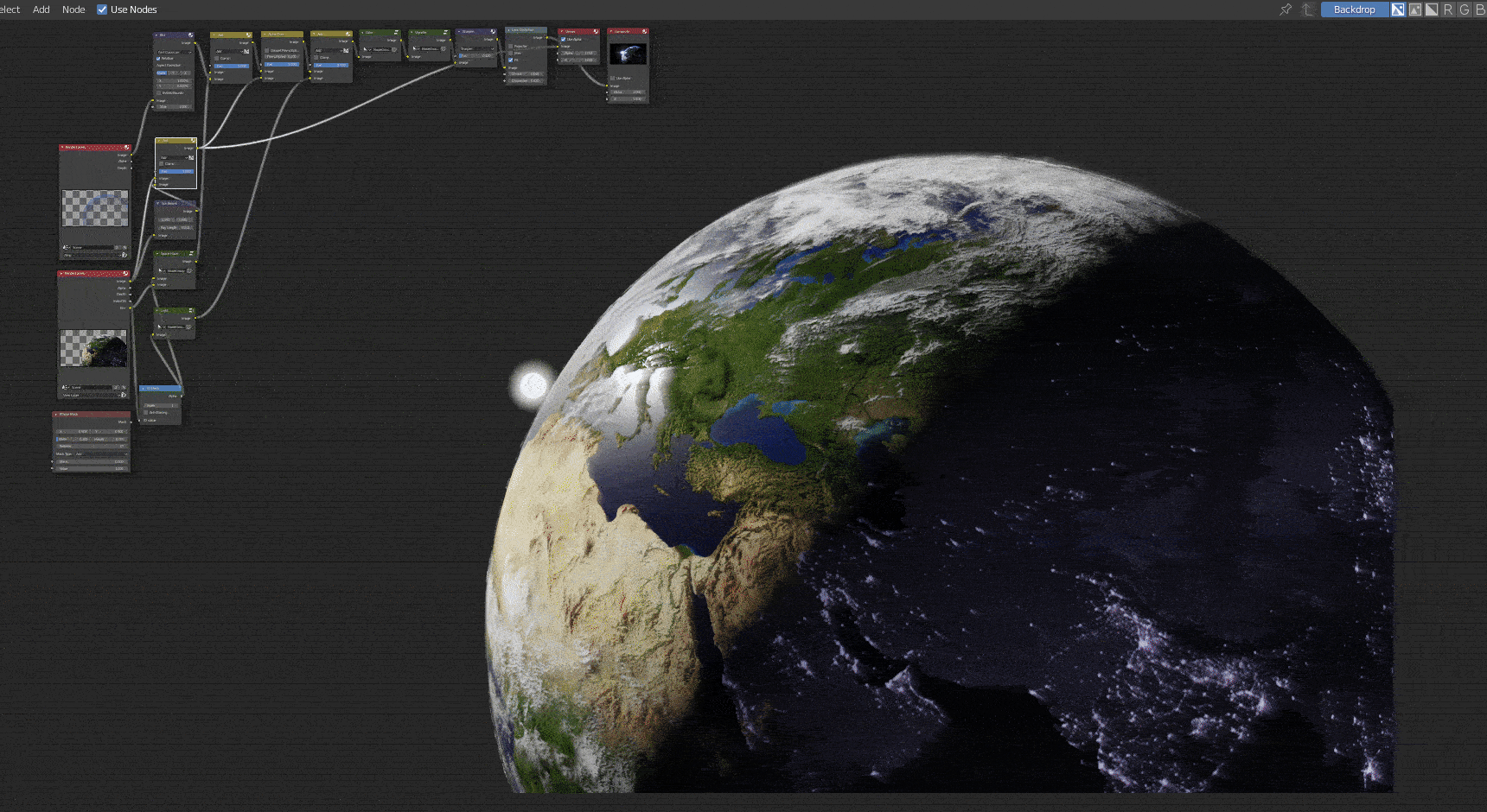 Earth in Blender 🌎