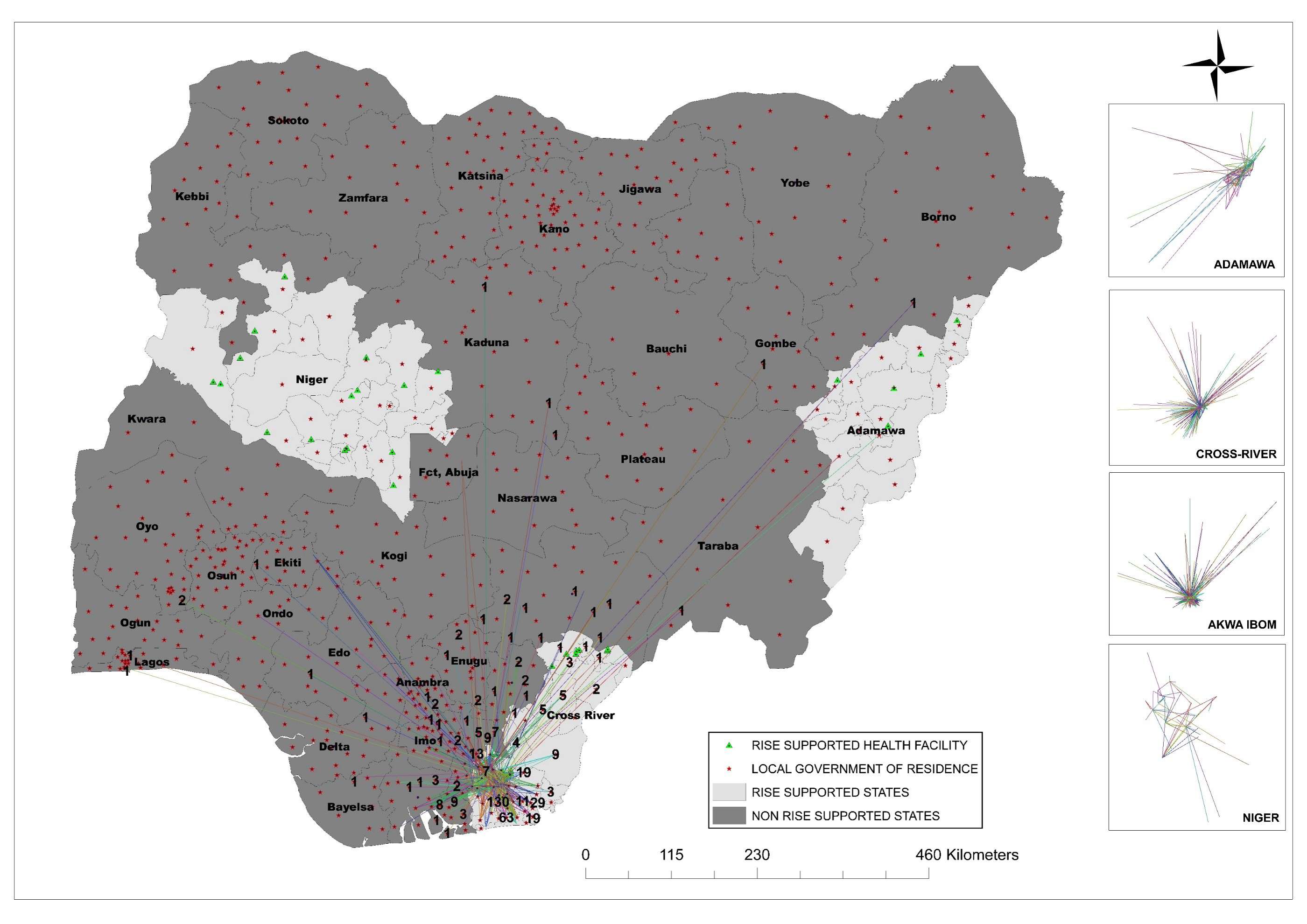State Wide Flow Map