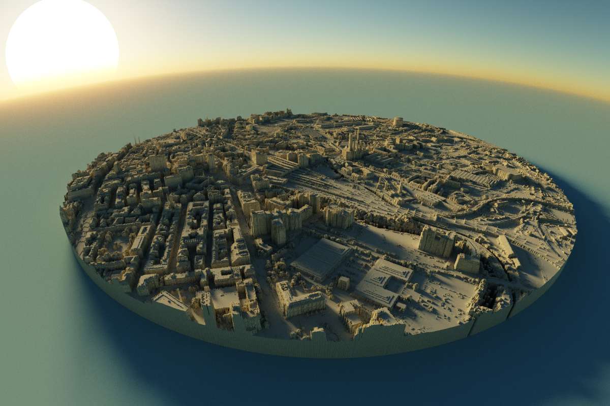 Leeds City Centre in 3D