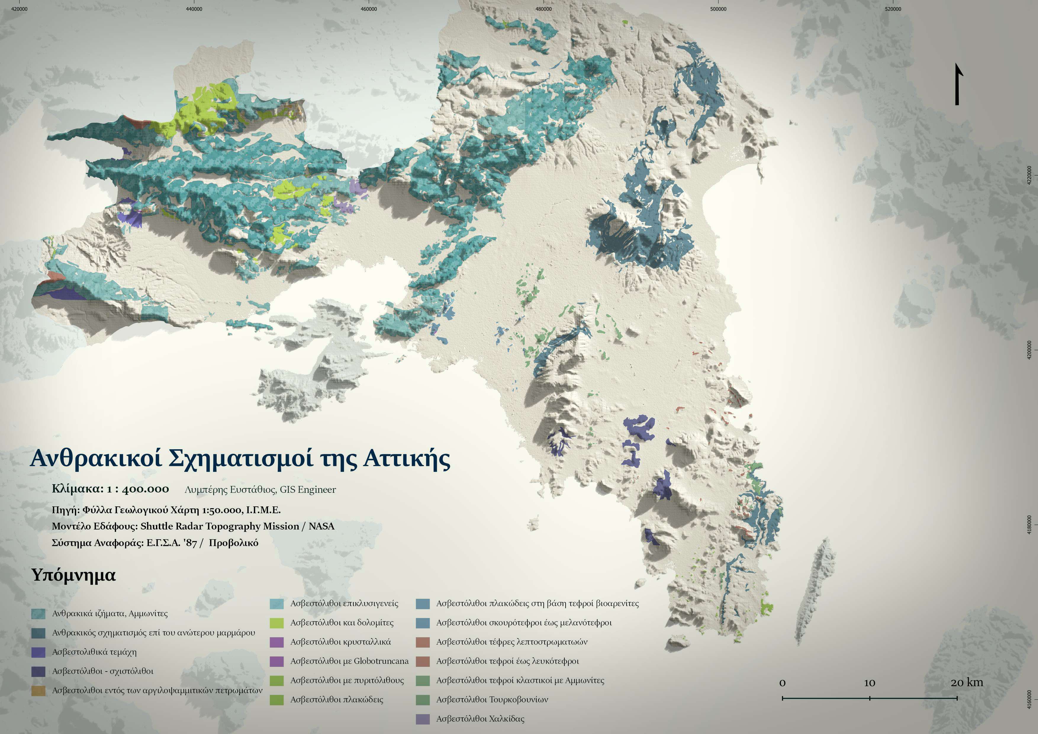 Carbonate Formations of Attica (greek)