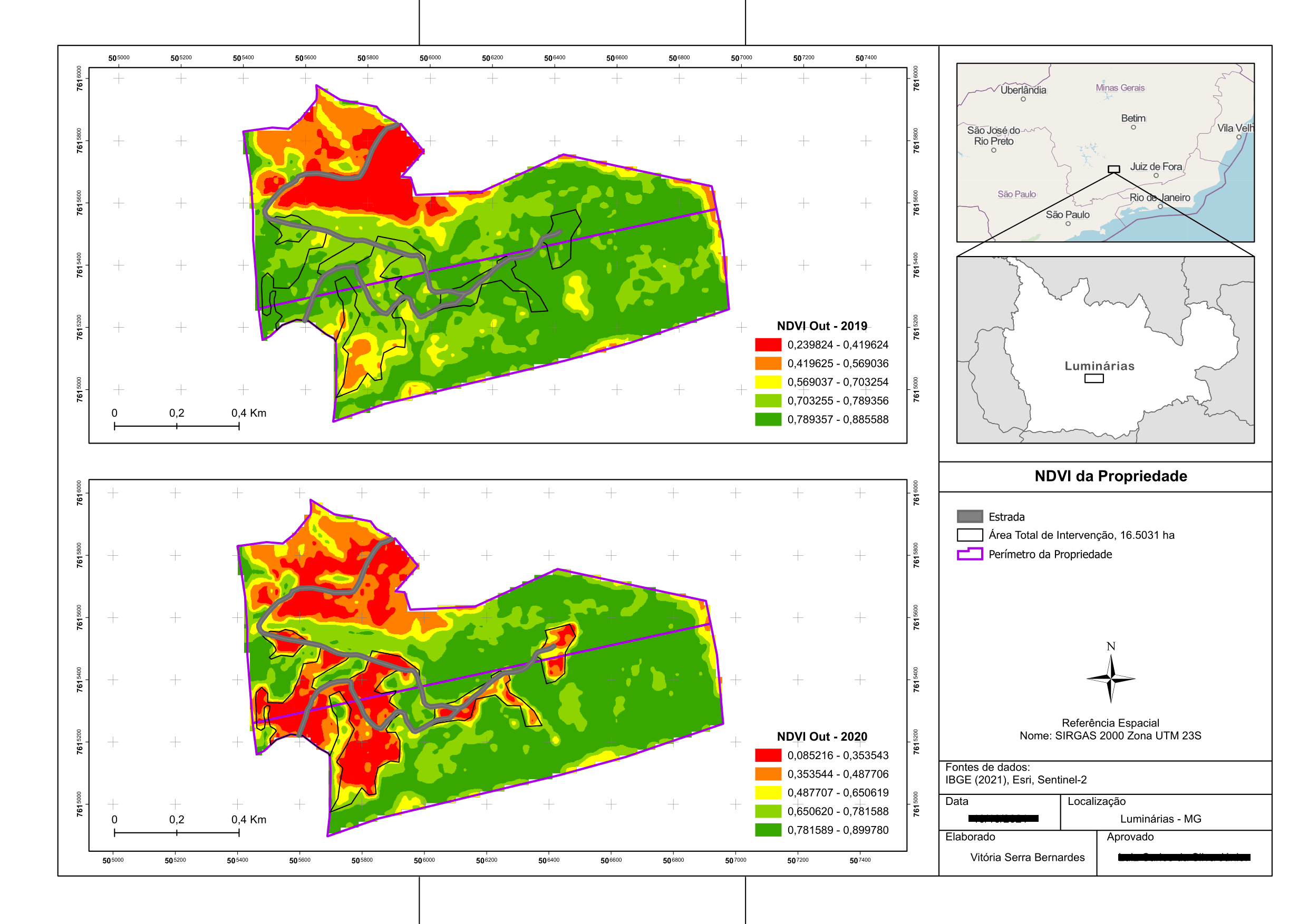 Mapa de NDVI