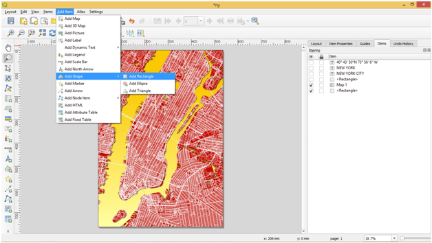 2. Adding rectangular shape