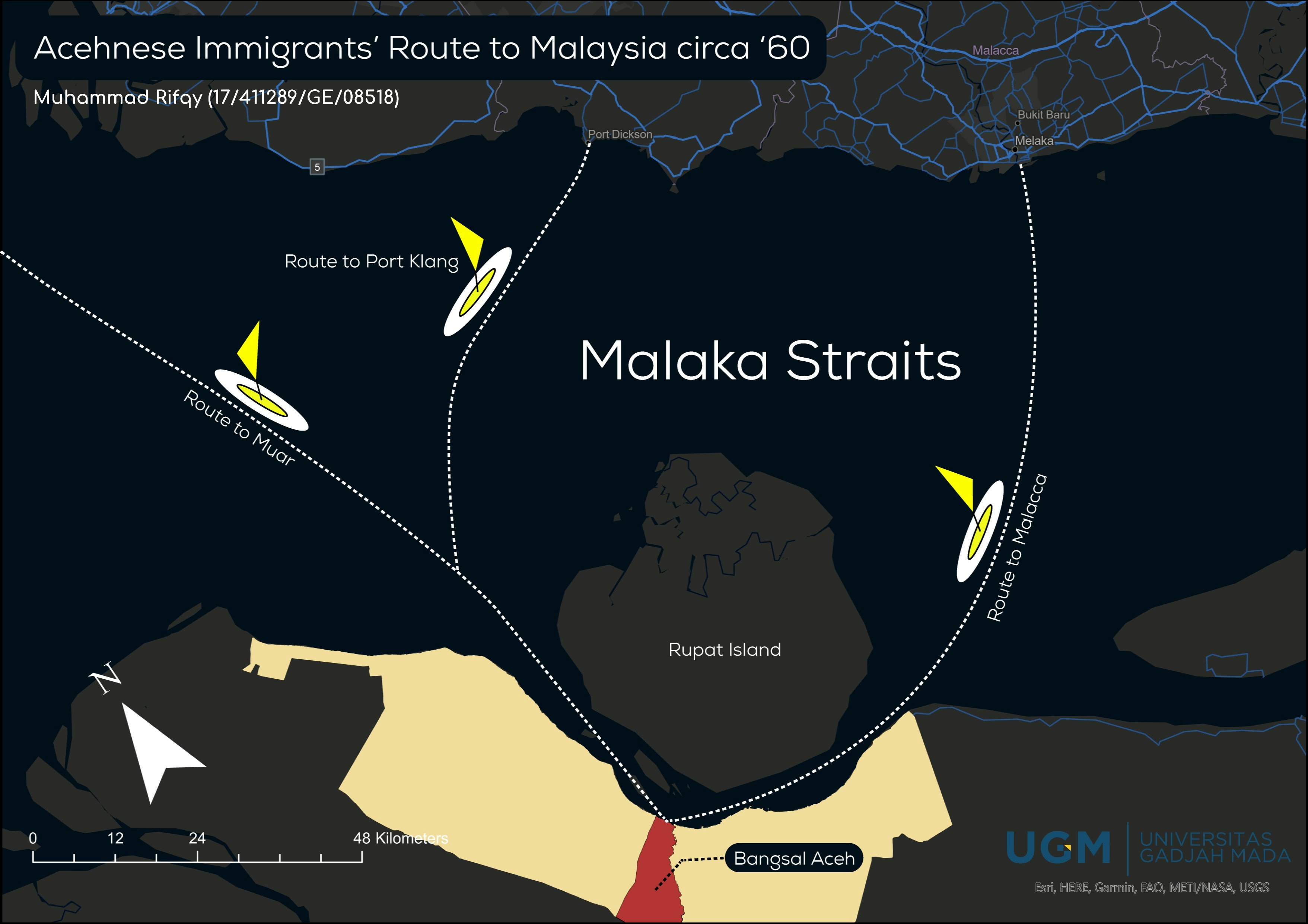 Acehnese Immigrants' Route to Malaysia