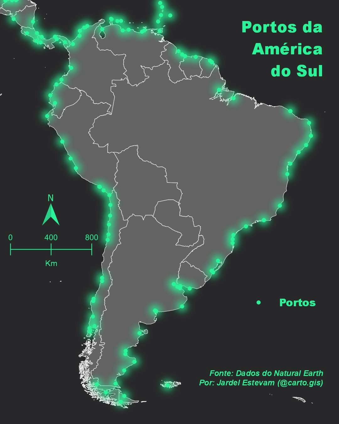 Portos da América do Sul