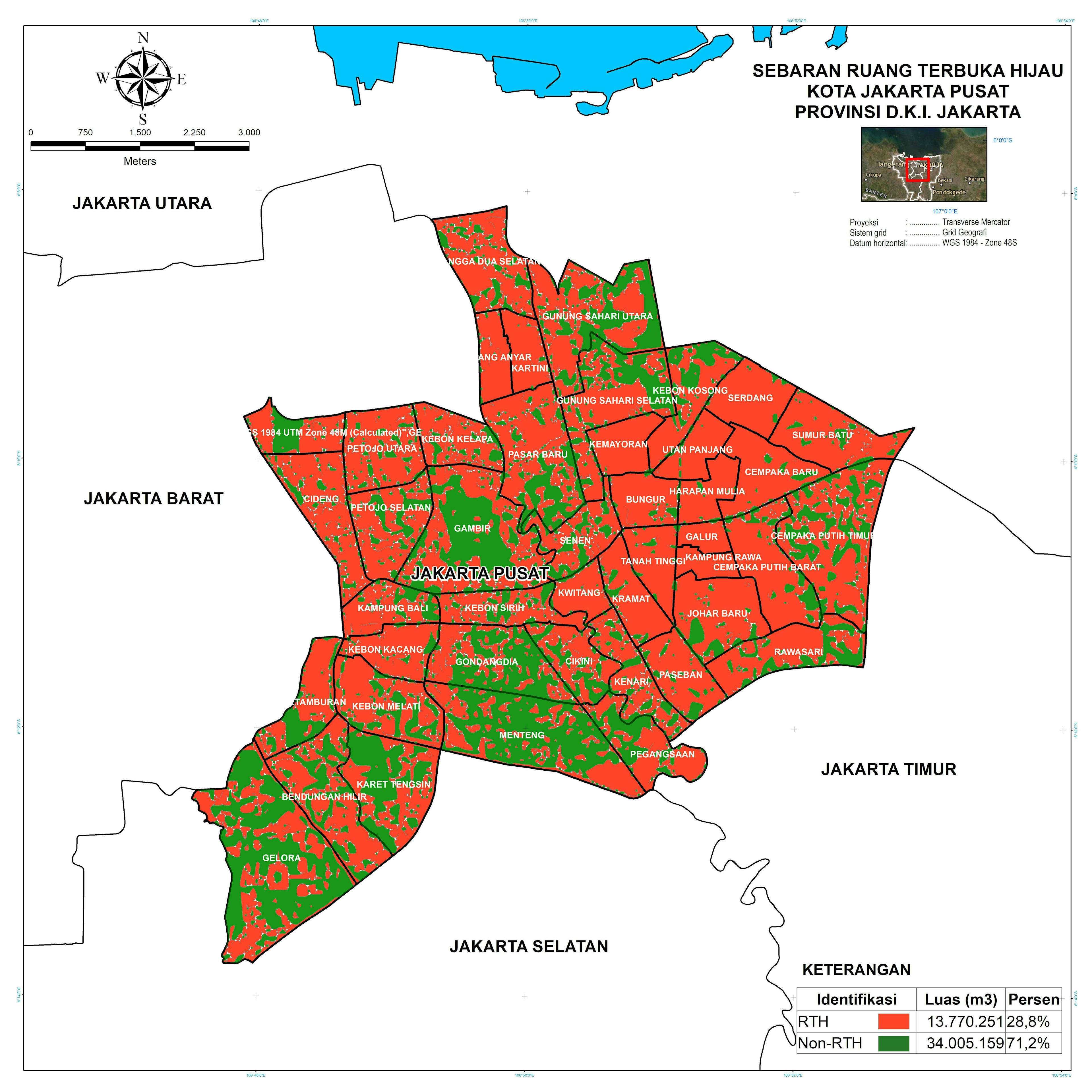 Open Green Space Distribution Map