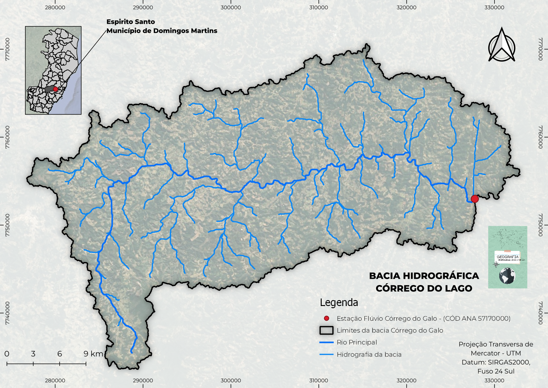 Mapa Bacia Hidrográfica