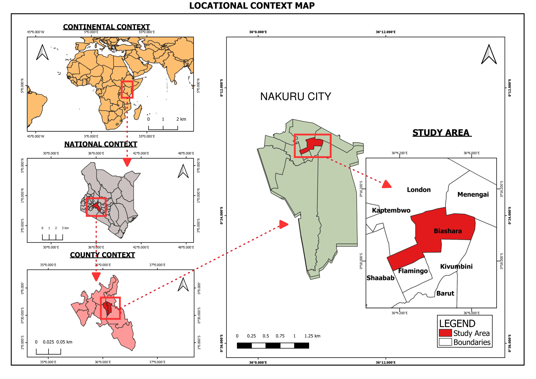 NAKURU COUNTY LOCATION CONTEXT MAP