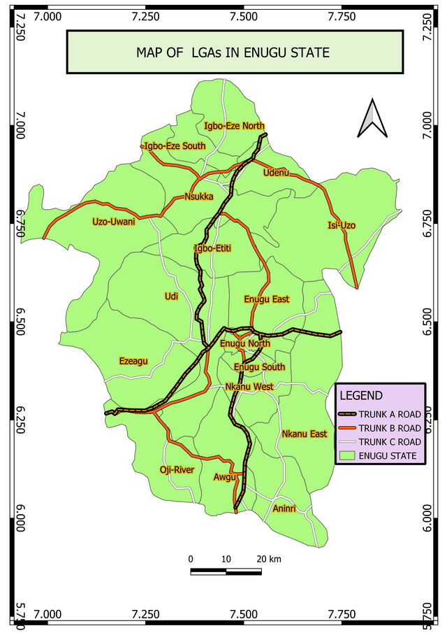 Map Of Kogi State Highlighting Lokoja Spatialnode map-of-kogi-state-highlighting-lokoja-spatialnode