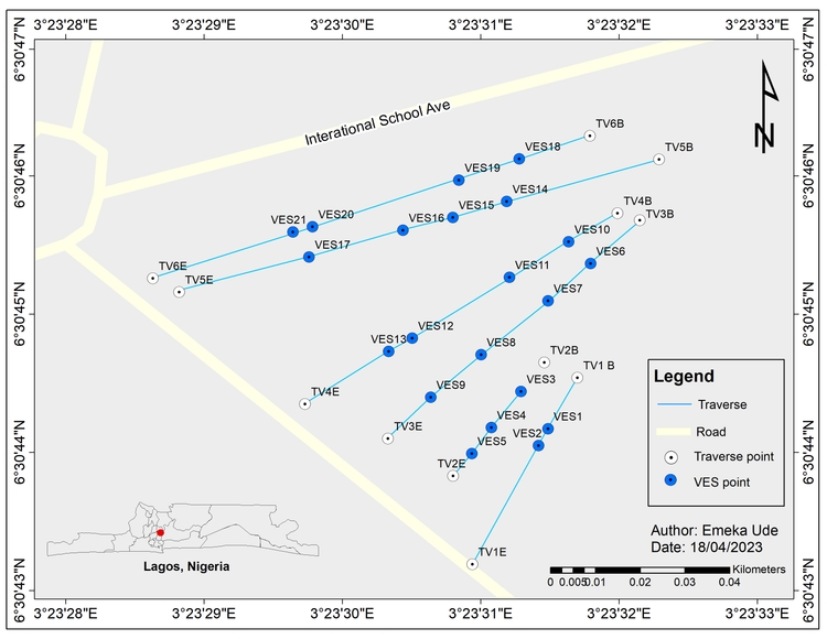 Topographical Map of Lagos Mainland | Spatialnode
