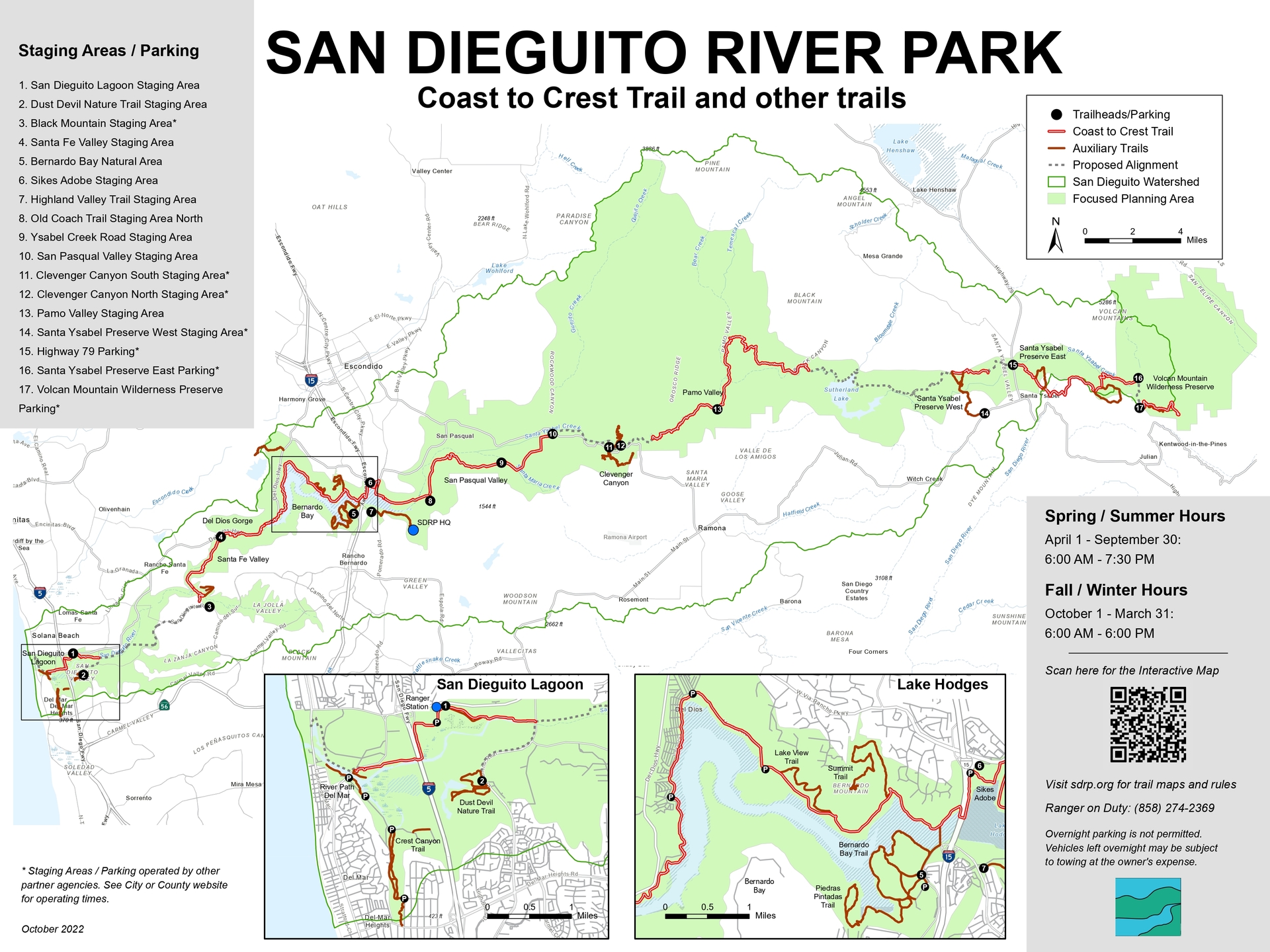 San Dieguito River Park Map Spatialnode