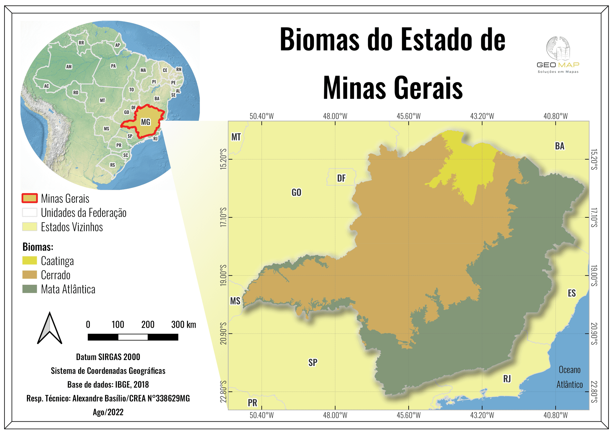Biomas de Minas Gerais | Spatialnode